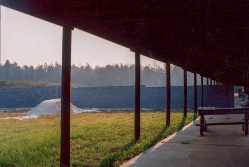 the firing line after the separating wall was built